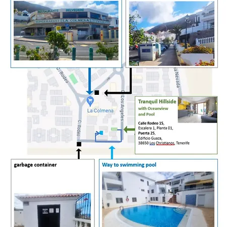 Tranquil Hillside With Oceanview And Pool Appartement *