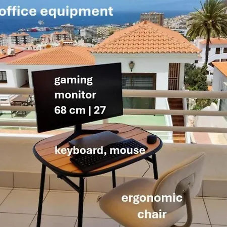 Appartamento Tranquil Hillside With Oceanview And Pool Los Cristianos (Tenerife)