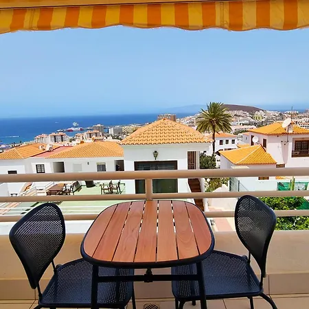 Tranquil Hillside With Oceanview And Pool Apartment Los Cristianos (Tenerife)