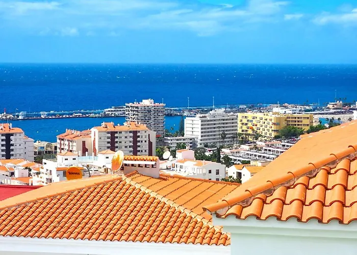 Tranquil Hillside With Oceanview And Pool * Los Cristianos (Tenerife)